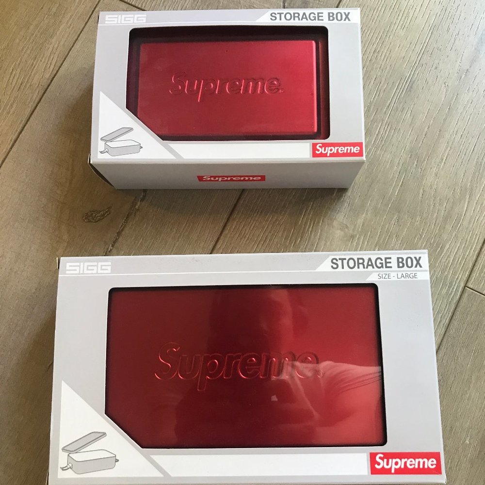 Supreme Red Storage Box (New & Unopened, Large)